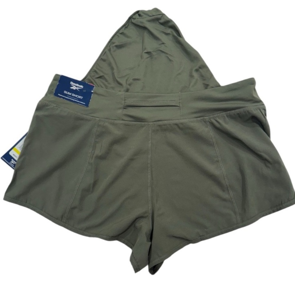 REEBOK NWT Slim Marathon
Vector Short Built In Panty Green Large - Picture 10 of 12